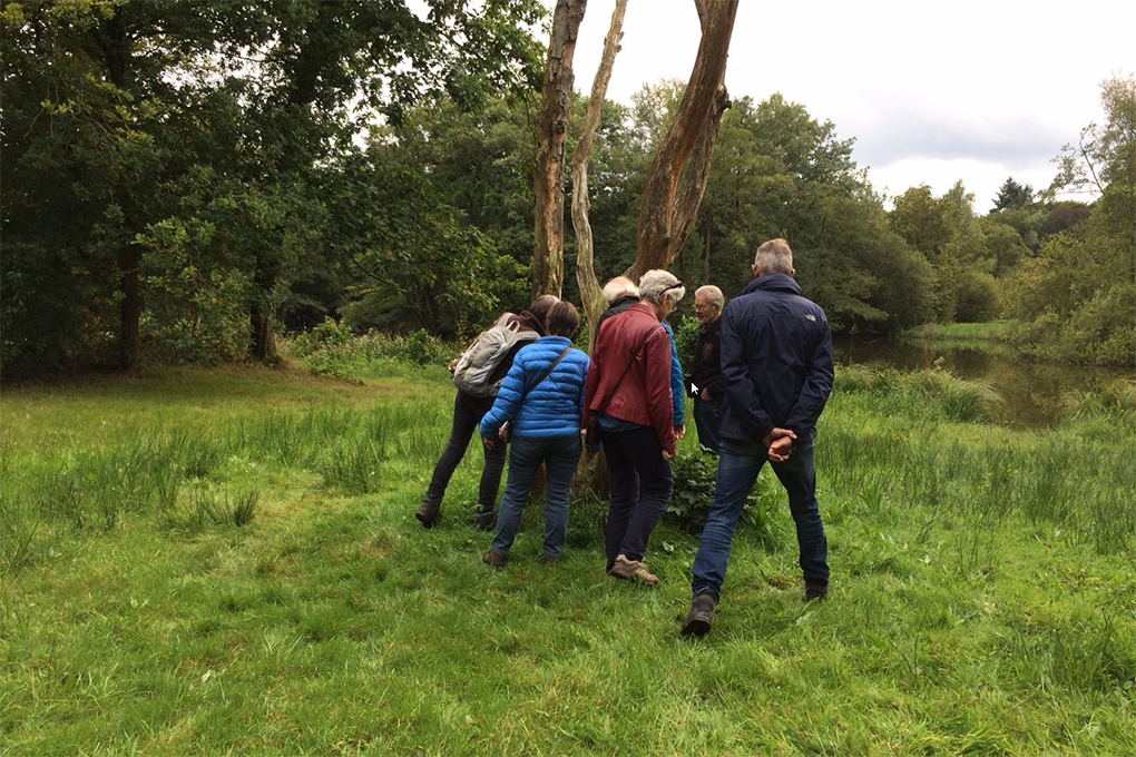  Uistapje 2017, rondleiding in de natuur en uitleg van de natuur. 
